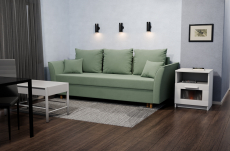 Диваны еврокнижки, Прямой диван Мелодия,еврокнижка,велюр