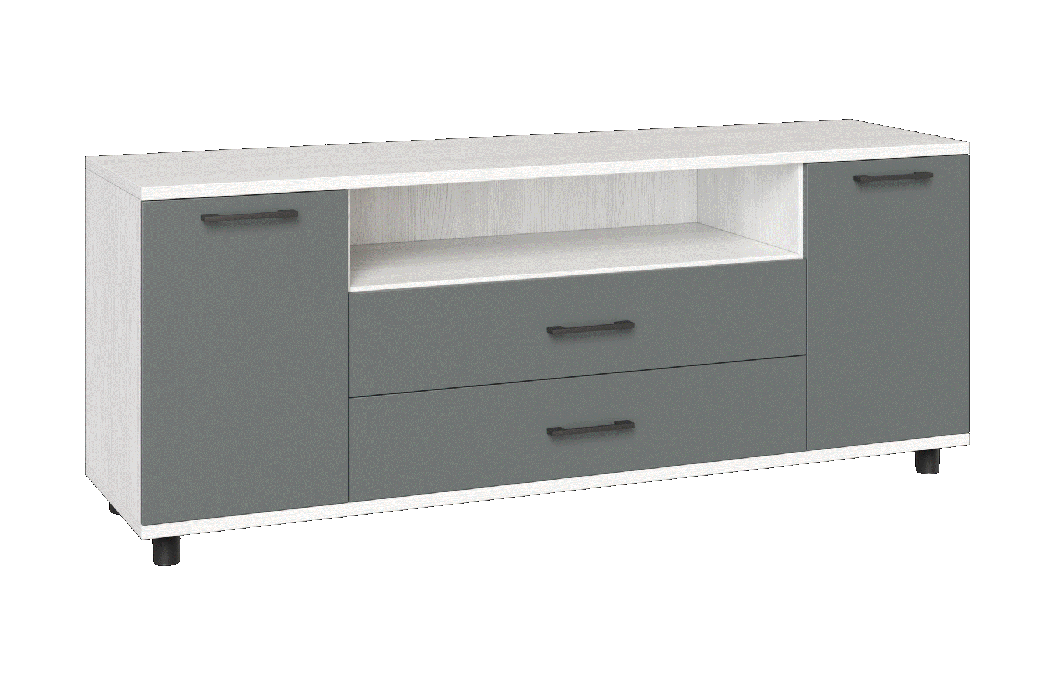 ТВ-тумбы, Модульная система Грейс Тумба ТБ-5021  Снежный Ясень