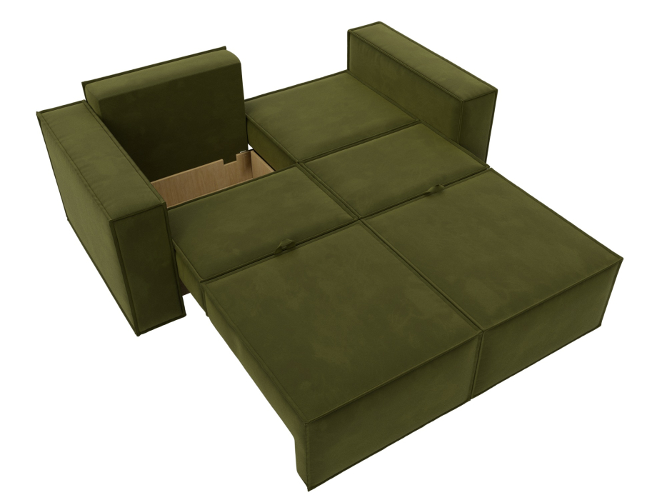 Диваны кровати со спальным местом, Диван прямой Куба мини, микровельвет