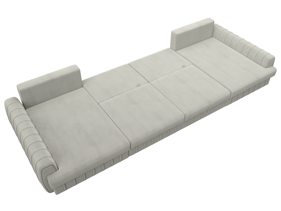 Диваны угловые в гостиную, Диван П-образный Лига-057 НПБ Лонг, велюр TOWER