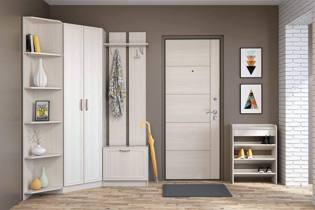 Вешалки, Обувница с вешалкой 2 Иннэс 6