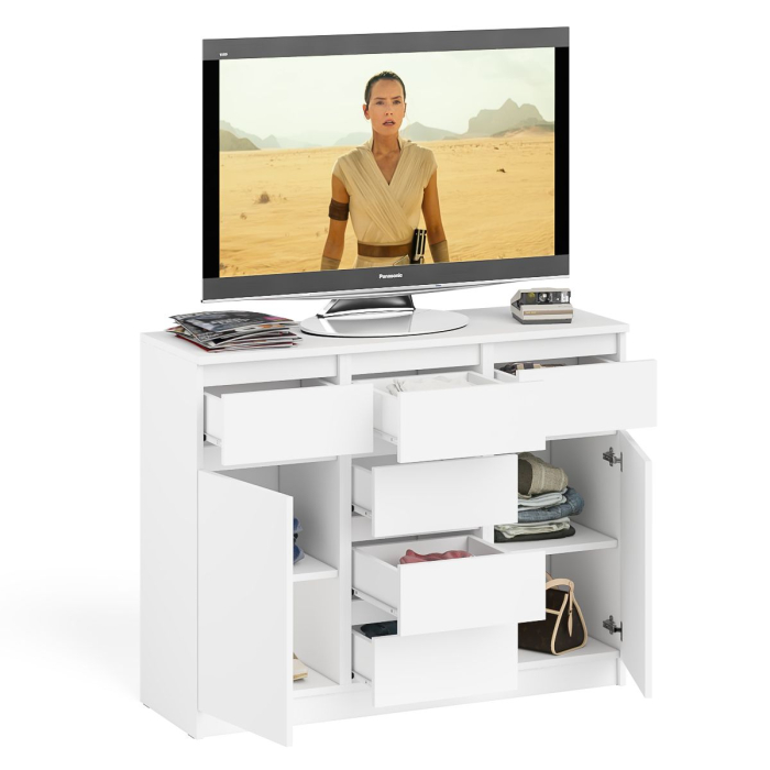 Комоды, Комод с ящиками и дверками Мори МК1200.4