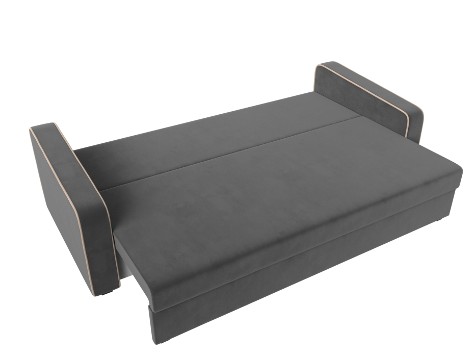 Диваны еврокнижки, Прямой диван Лига-009, велюр