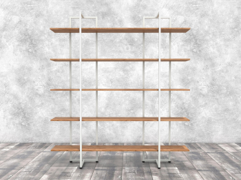 Стеллаж Айсберг Лофт Теон Белый