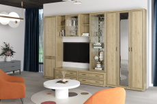 Стенки для гостиной, Модульная гостиная Карина композиция 15