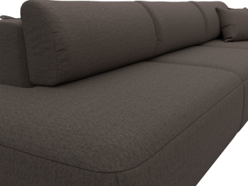 Диван прямой Лига-036 НПБ Модерн Лонг подлокотник справа, рогожка Амур