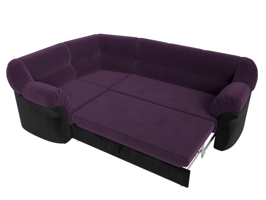 Диваны угловые в гостиную, Диван угловой Карнелла левый угол, велюр