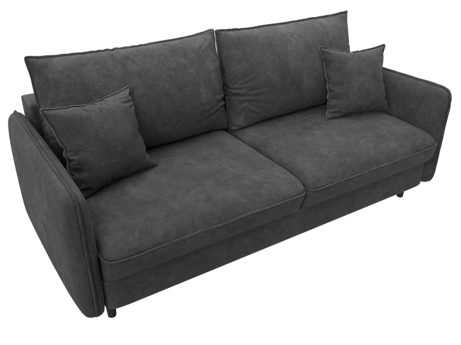 Диваны с ящиком для белья, Диван прямой Лига-064 НПБ, велюр BRUT