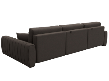 Диван угловой Лига-057 НПБ Лонг угол правый, рогожка Амур