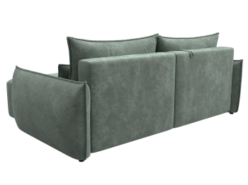 Диван угловой Лига-051 НПБ угол универсальный, велюр BRUT