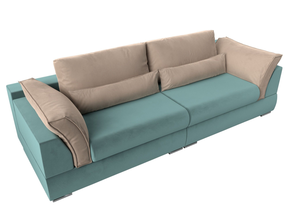 Диваны с ящиком для белья, Прямой диван Пекин, велюр