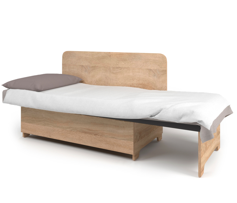 Диваны прямые кухонные, Кушетка Гамма 120 левый, экокожа / Корфу