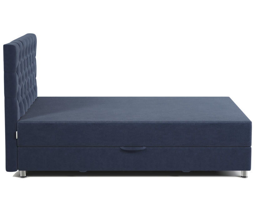 Мягкая кровать, Кровать тахта односпальная с подъемным механизмом и матрасом Шармэль Люкс 90, велюр