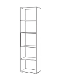 Бэль 10.04 Шкаф комбинированный 