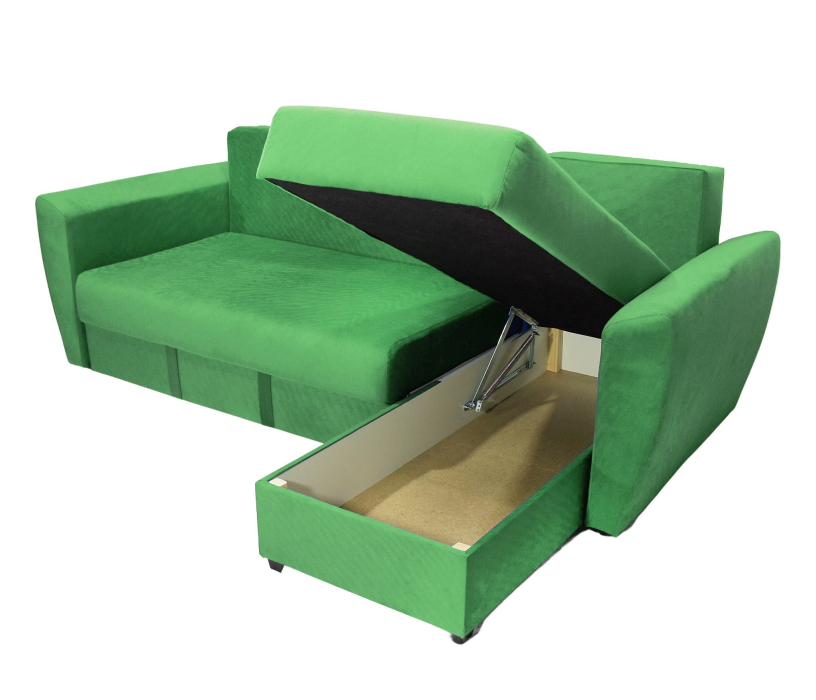 Диваны угловые в гостиную, Диван угловой  Амстердам 160, велюр