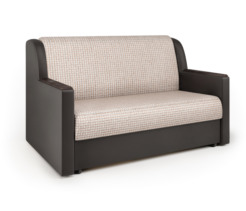 Диваны с ящиком для белья, Диван-кровать Аккорд Д 160, корфу/ экокожа