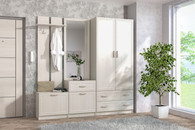 Обувница с вешалкой 2 Иннэс 6