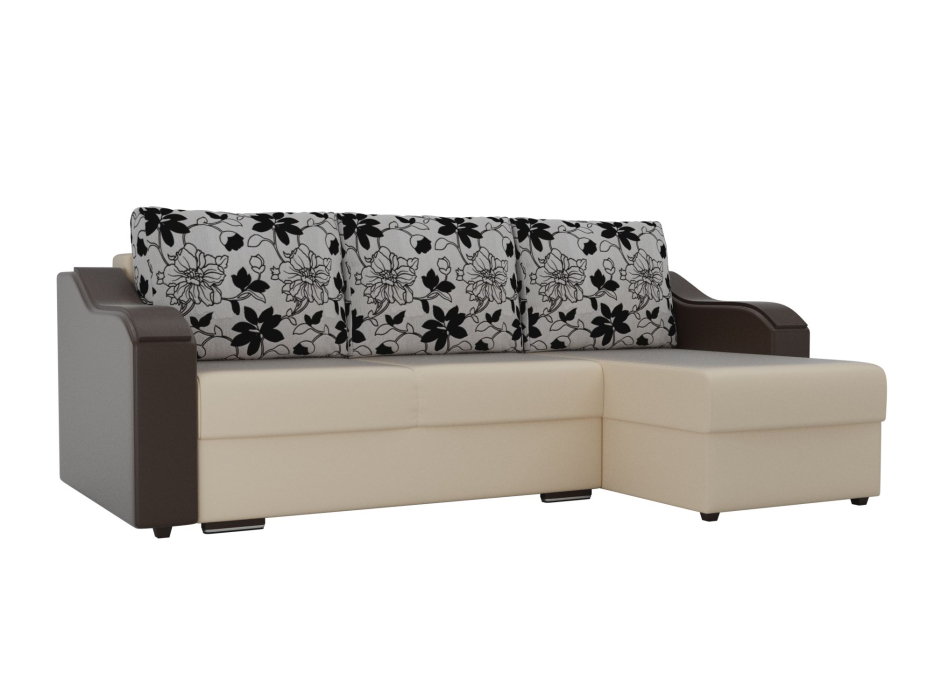 Диваны угловые в гостиную, Диван угловой Монако,эко- кожа,правый угол