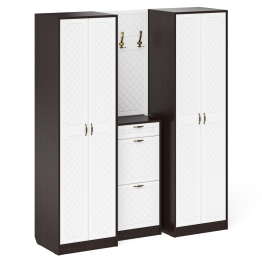 П-6 прихожая компоновка № 15 МДФ фрезеровка ромб