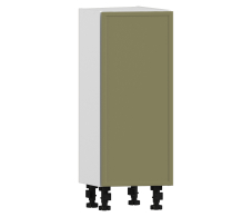 , Регина РСТУ-30 Шкаф-стол торцевой Белый/МДФ Квадро Хаки