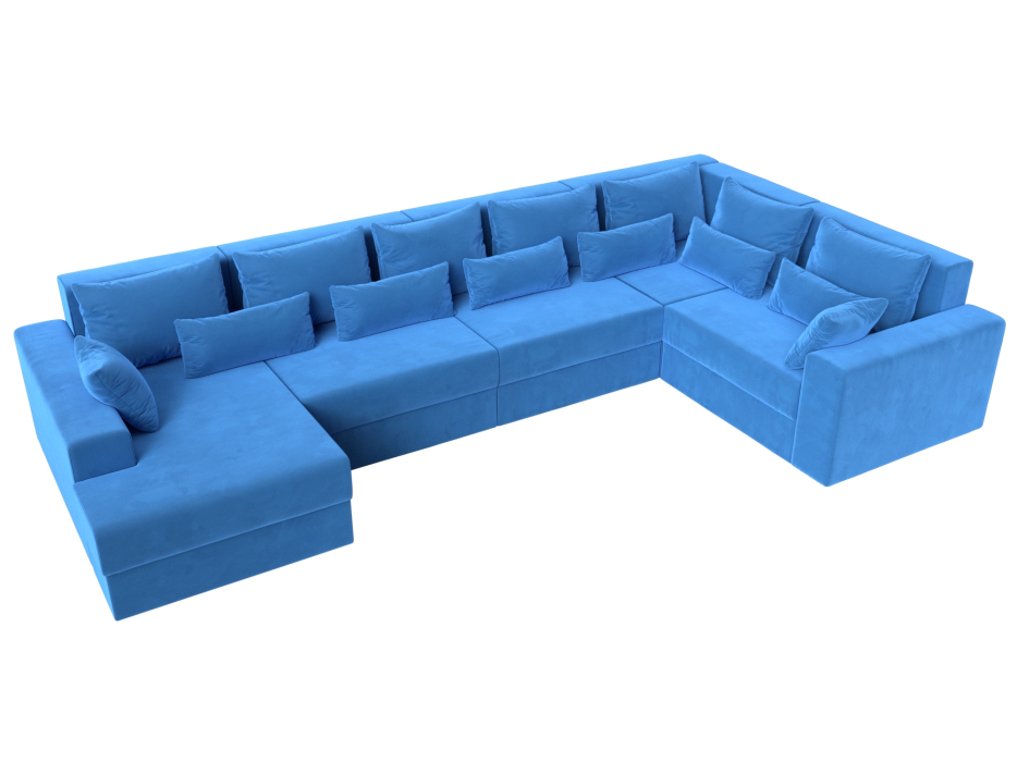 Офисные диваны, П-образный диван Майами левый угол, Велюр