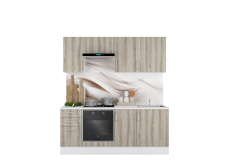 Кухонные гарнитуры, Модульная кухня ЕВРОПА ЛДСП 2000 мм, композиция 2