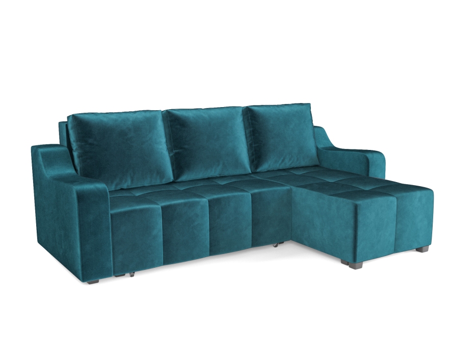 Диваны угловые в гостиную, Диван угловой Берн (Бархат)