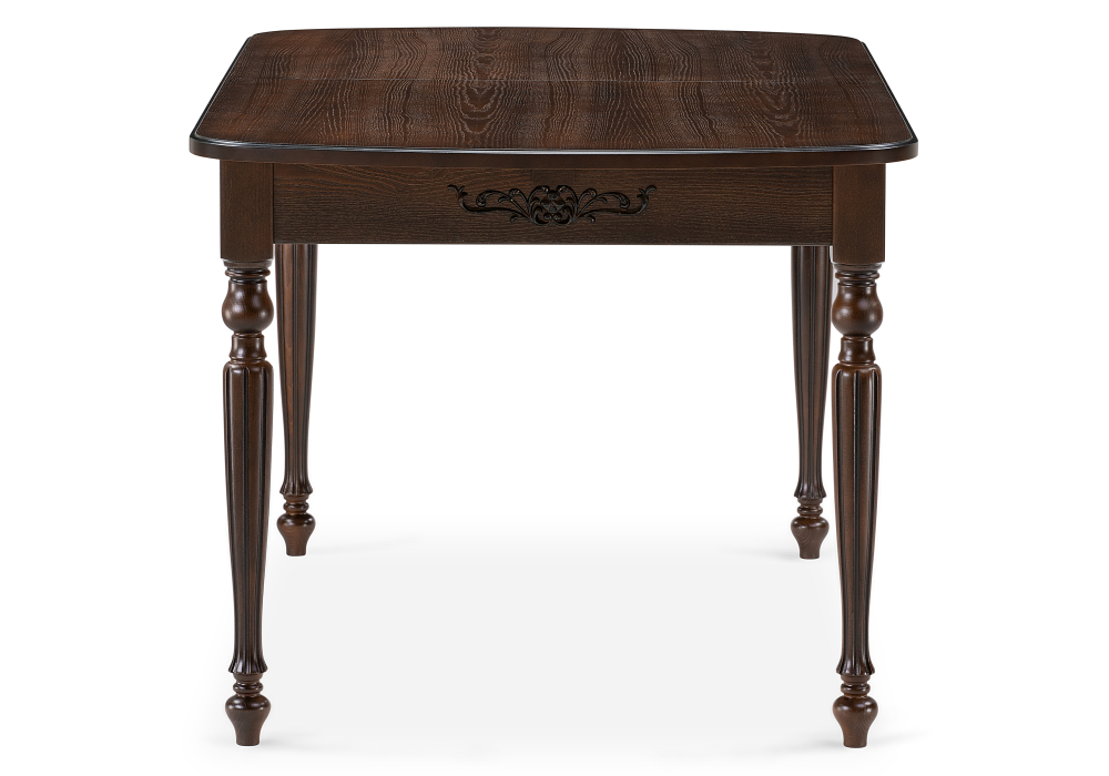 Обеденные столы, Стол деревянный Бевье орех темный/орех