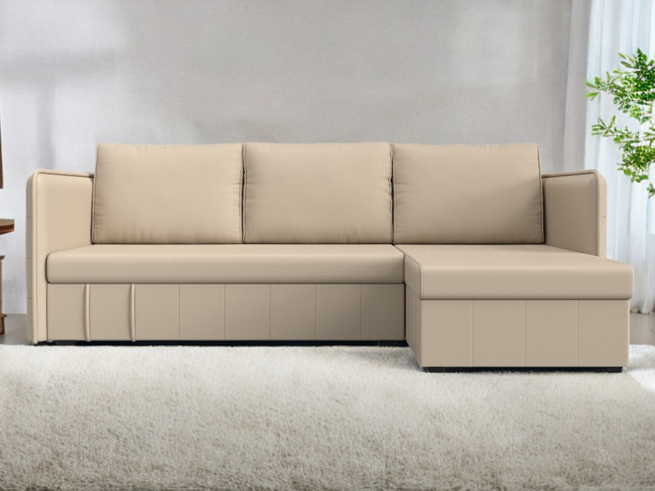 Диваны угловые в гостиную, Диван угловой Слим универсальный угол, экокожа