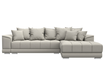 Диван угловой НордСтар правый угол, рогожка Амур