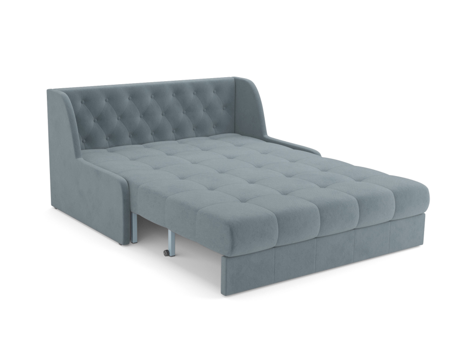 Диваны с ящиком для белья, Диван аккордеон Барон №6 ППУ 180х200 Велюр