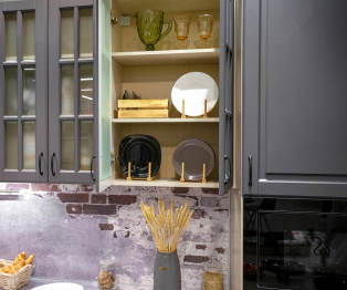 Кухонный гарнитур Регина 2,4м Серый матовый