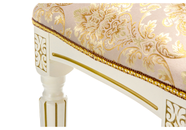 Банкетка Беттино (патина золото / бежевый)