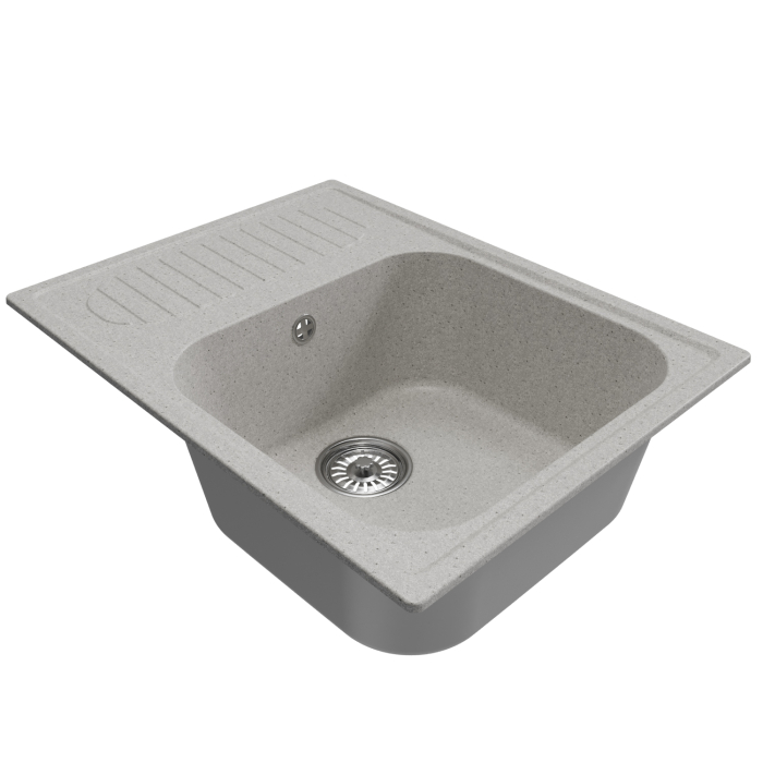 Кухонные мойки, Мойка ML-GM18 с крылом, 640*490*190мм NEW*