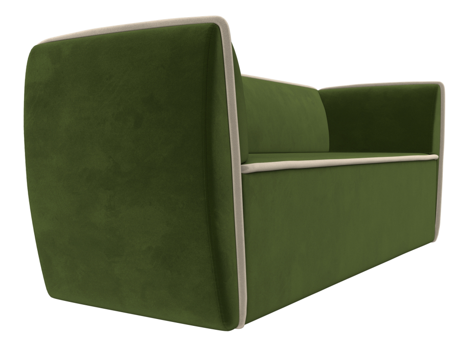 Дизайнерские диваны для гостиной, Прямой диван Бергамо 3-х местный, микровельвет