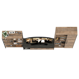 Стенка для гостиной серии Трувор № 72