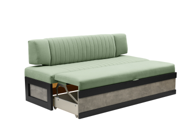 Прямой кухонный диван Парус 174 Ателье светлое