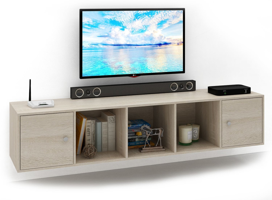 ТВ-тумбы, ТВ Тумба Прайм-51-2 подвесная /напольная