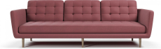 Диваны прямые, Диван прямой нераскладной Неаполь 1, велюр