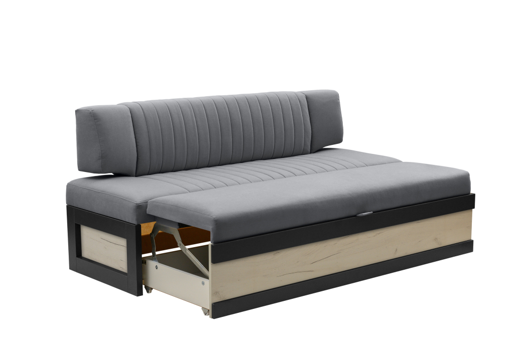 Диваны прямые кухонные, Прямой кухонный диван Парус 188 Дуб крафт белый