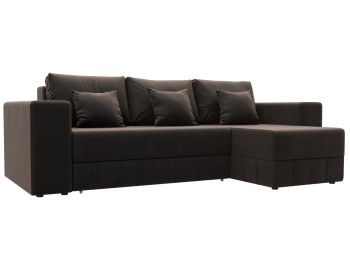 Диван угловой Лига-076 угол универсальный, велюр SEVEN