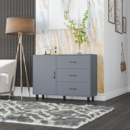 Комод-тумба три ящика и дверка РВК 122-1204