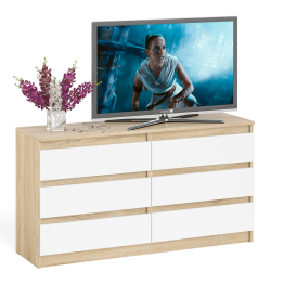 Комод на шесть ящиков Мори МК1380.6