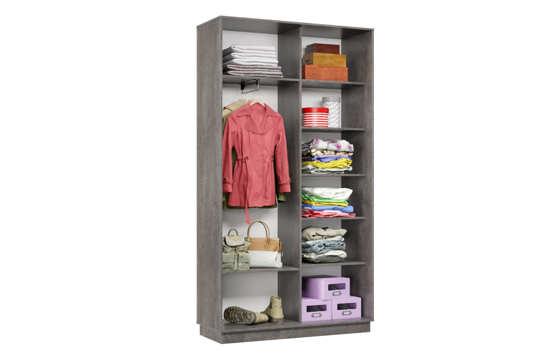 Шкафы-купе 2-х дверные, Шкаф-купе Премьер МИНИ 01 (11ЗБ;11ЗБ) фасады зеркало бронза/двухдверный/Профиль чёрный муар