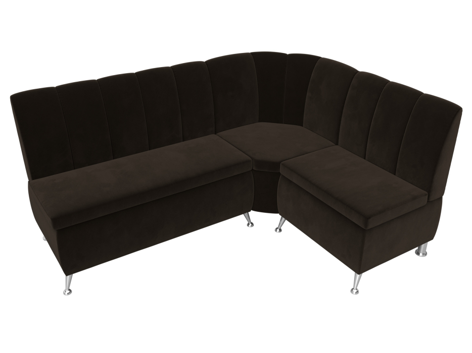 Диваны угловые кухонные, Диван кухонный угловой Кантри правый угол, микровельвет
