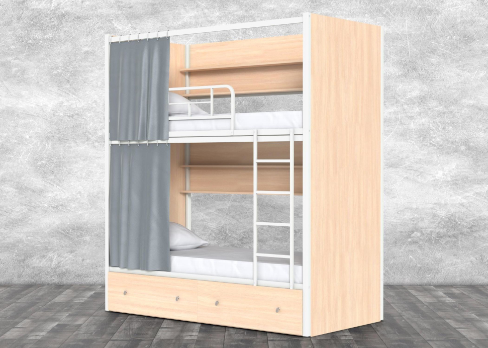 Кровати двухъярусные, Двухъярусная кровать СамСон Белый