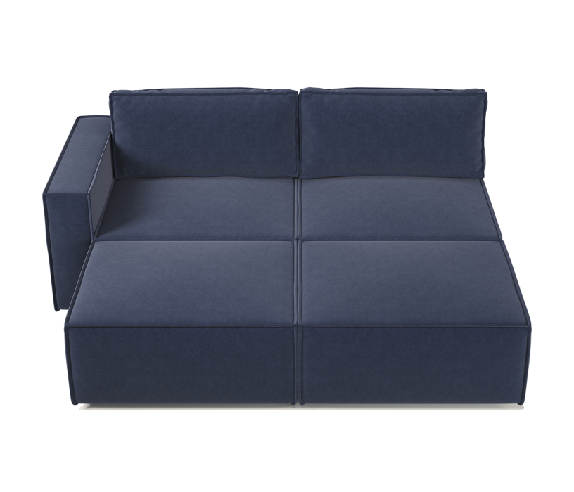 Диваны угловые в гостиную, Диван модульный Шарм 25 211х170х70 см, левый, велюр