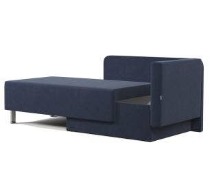 Кушетка Леон правый, велюр