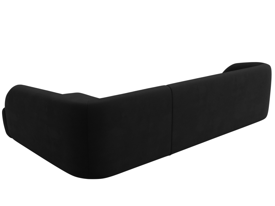 Диваны угловые в гостиную, Диван угловой Лига-041 правый угол, микровельвет