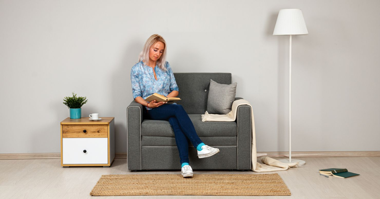 Диваны с ящиком для белья, Диван-кровать Найс (85)